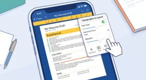 Adjusting Margins And Formatting While Learning How To Create A Cv On Iphone