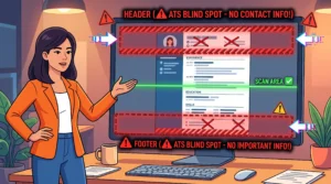 Avoiding headers and footers to ensure an ATS friendly resume