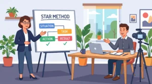 The STAR Method In A Mock Interview Training Session With A Career Coach